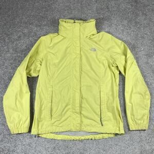 North Face Dryvent Jacket Womens Large Roll Up Hood Waterproof Breathable